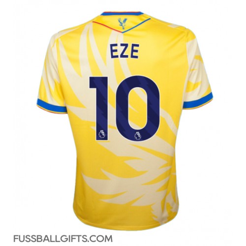Crystal Palace Eberechi Eze #10 Fußballbekleidung Auswärtstrikot 2024-25 Kurzarm